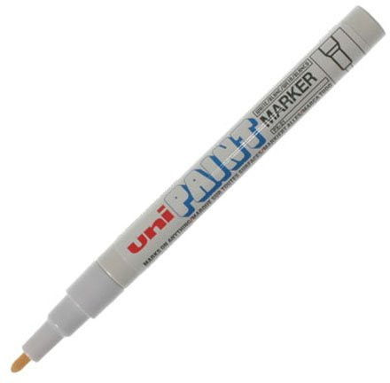 Uni BALL Mitsubishi Pencil Marker olejowy PX-21 BIAŁY (końcówka okrągła 0.8 - 1.2 mm)