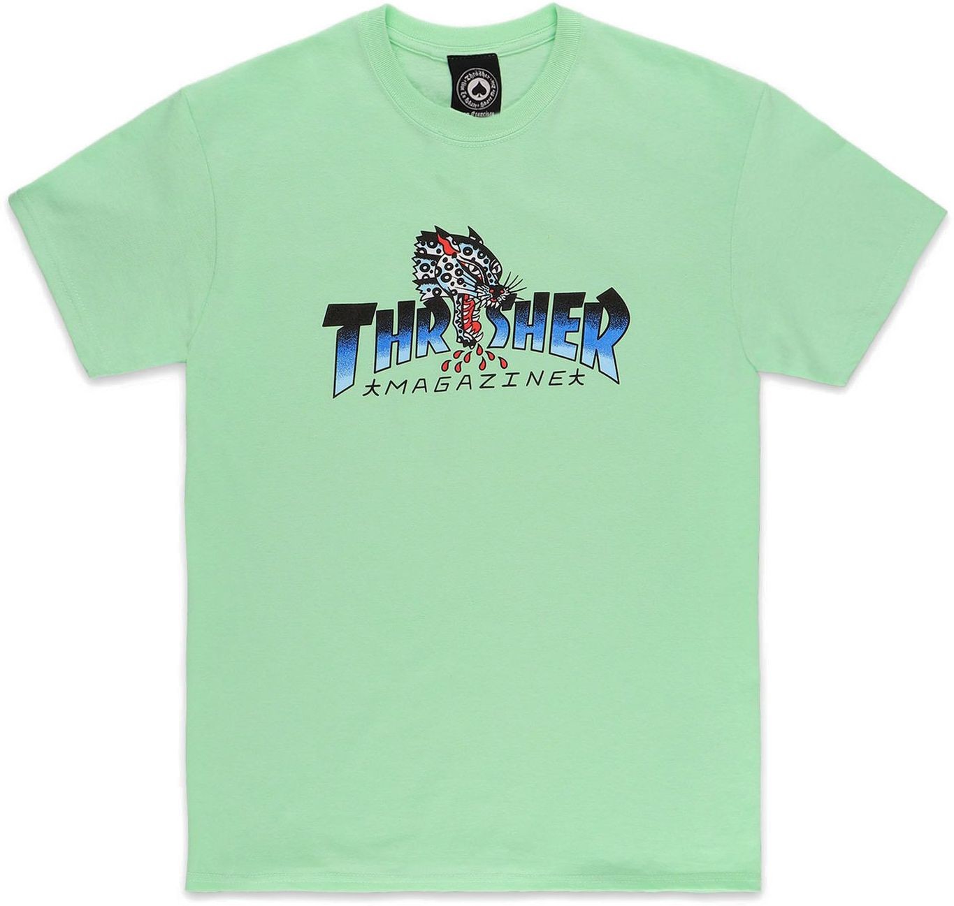 Thrasher t-shirt LEOPARD MAG Mint