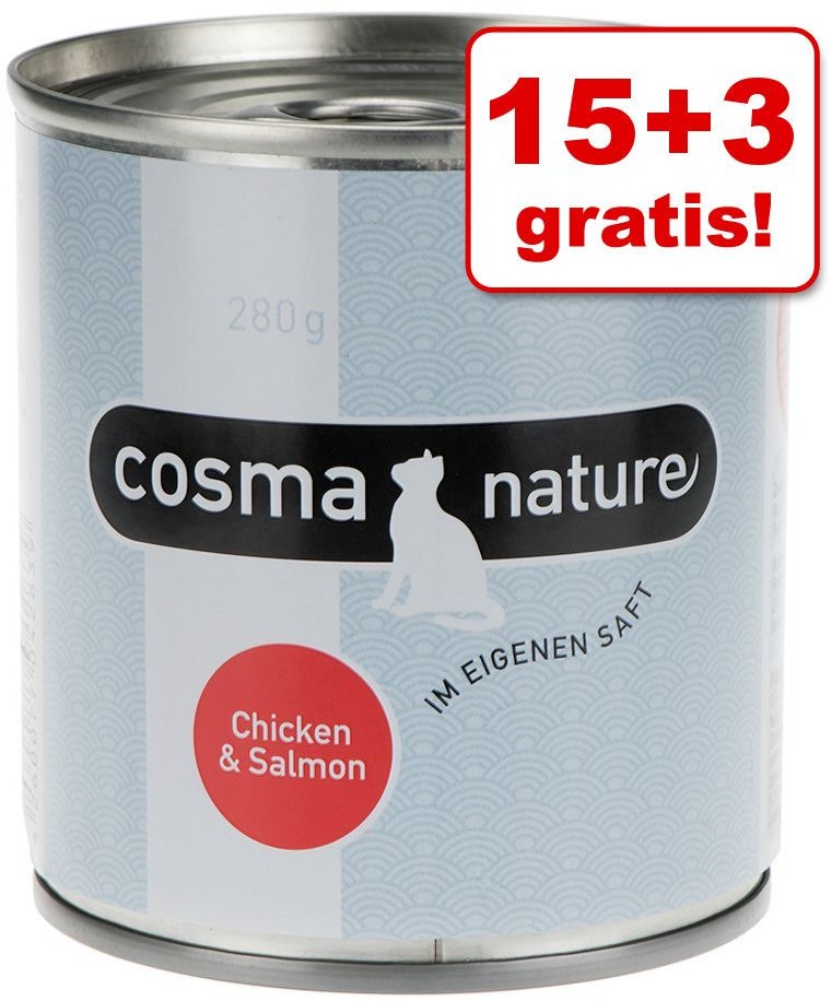 Cosma Nature 6 x 280 g Kurczak i szynka drobiowa