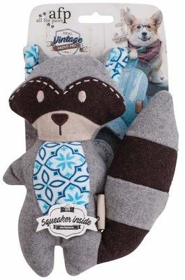 All for Paws zabawka dla dzieci mały, słodki Szop pracz Vintage Pet  Mini Cutie Raccoon 21 x 14 x 4 cm AFP4813