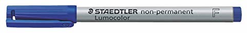 Staedtler 316 Lumocolor pisak uniwersalny z końcówką F, ok. 0,6 mm, nie-permanentny, 10 szt. w kartoniku