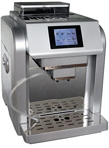 Acopino acopino 331 One Touch Monza w pełni automatyczny ekspres do kawy, kolorowy wyświetlacz graficzny, 2 L zbiornik na wodę o pojemności 300 G pojemnik na ziarna kawy, srebrny 331