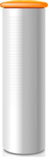 Flint wkład do rolki kłaczków Classic 2,5 x 9 cm srebrny/żółty twm_599566
