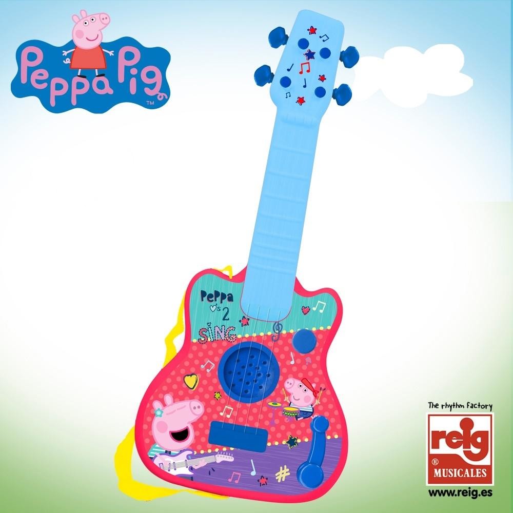 REIG Gitara dla malucha Świnka Peppa