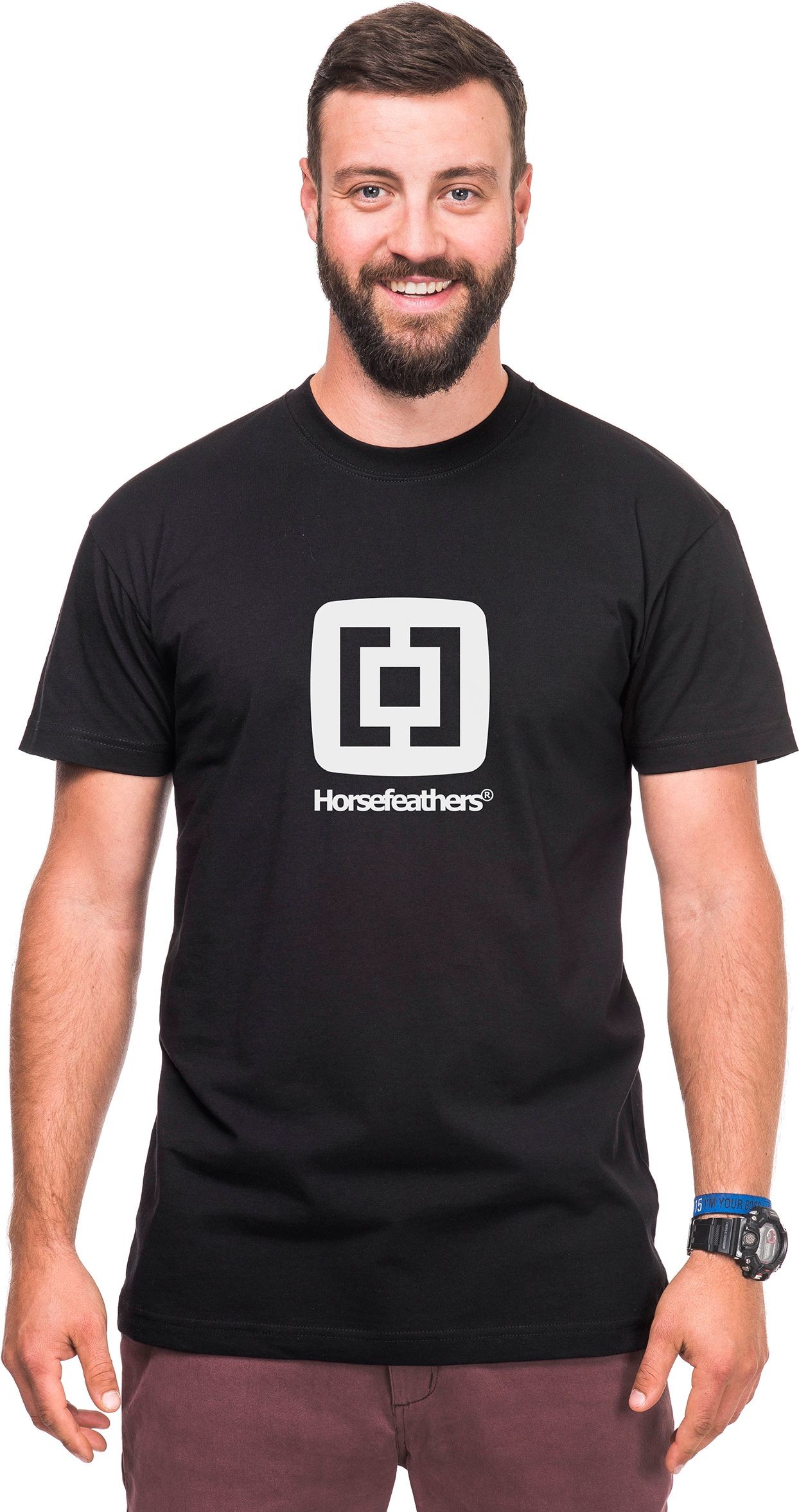 Horsefeathers t-shirt FAIR T-SHIRT black)