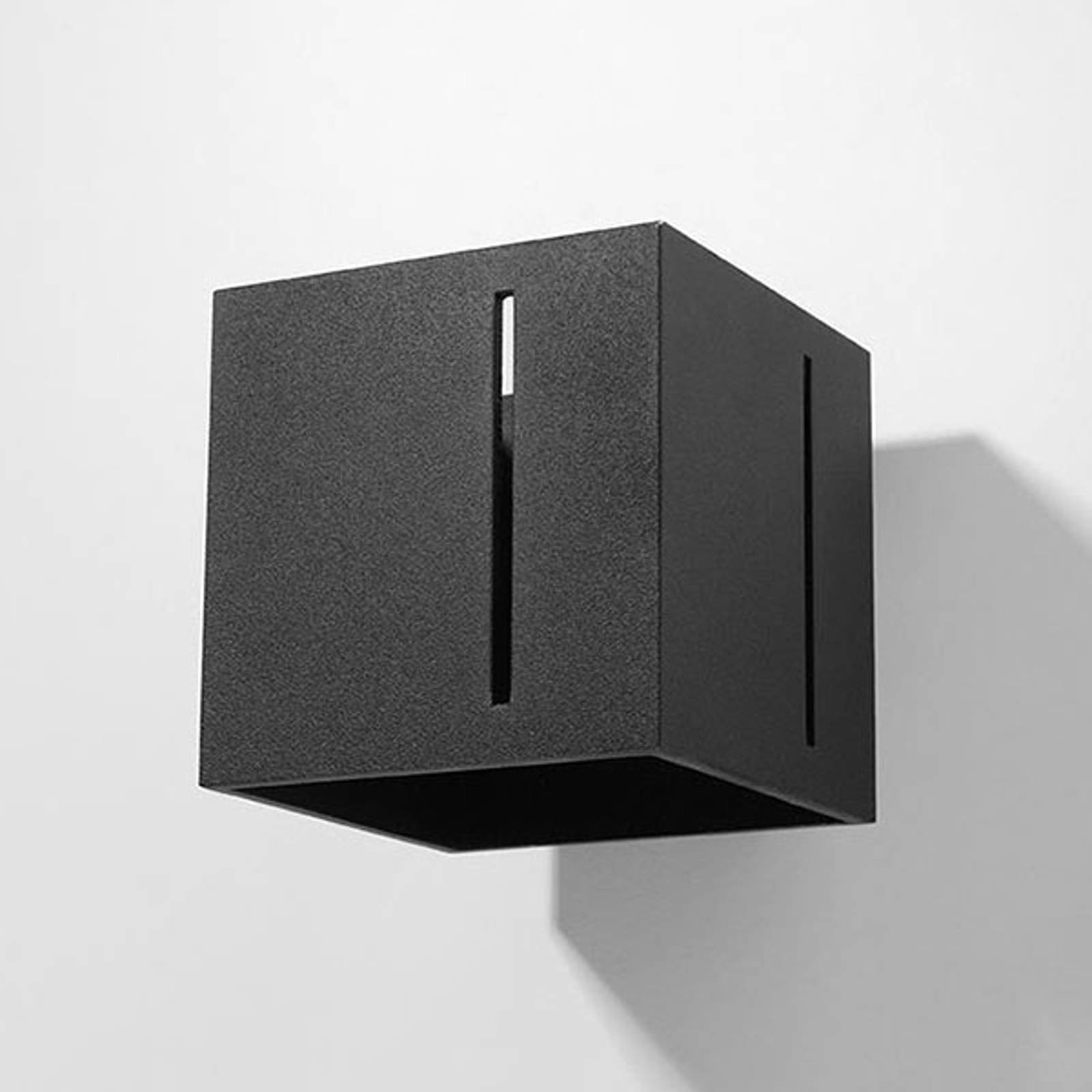 EULUNA Kinkiet Topic up/down z aluminium, czarny