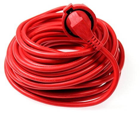 as - Schwabe as Schwabe 51013 przedłużacz w kolorze czerwonym o długości 10 m, 230 V 693712