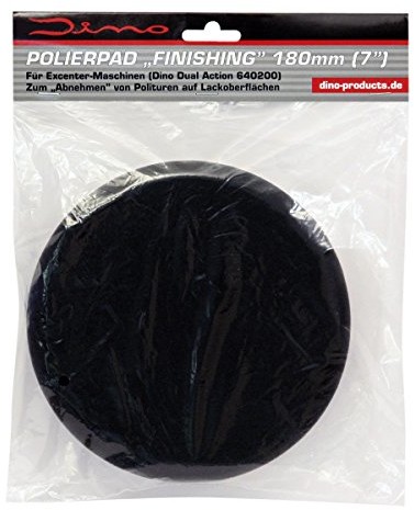 Dino Bigioni Dino akcesoria do polerowania podkładami polerowania miękkich do polerowania talerz z zamkiem na rzepy od 150 MM do 180 MM X 30 MM wykańczania tiefglaenzende Politura idealna na hologramy 640207