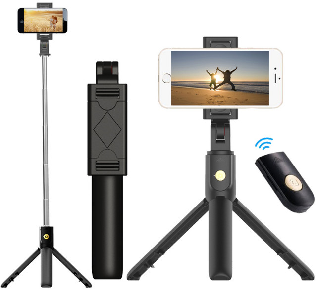 SEVERNO Kijek do selfie stick statyw tripod + pilot bluetooth TERRY-9622