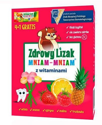 Starpharma ZDROWY LIZAK MNIAM-MNIAM Z witaminami 5 szt 3513261