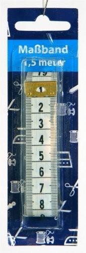 Global Partners Global Partners taśma miernicza 150 cm, na blistrze, biała, 021571
