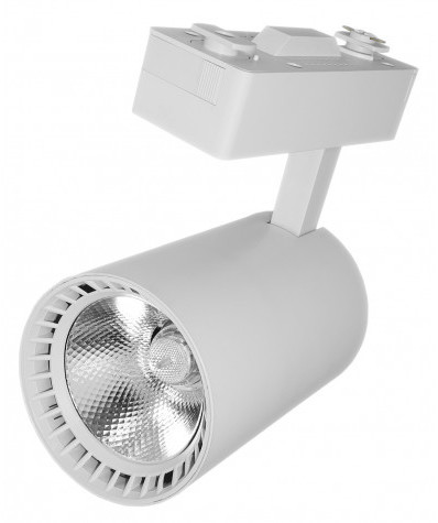 NVOX Lampa sklepowa led reflektor szynowy jednofazowy biały 30w 2250 lm światło zimne 6000k