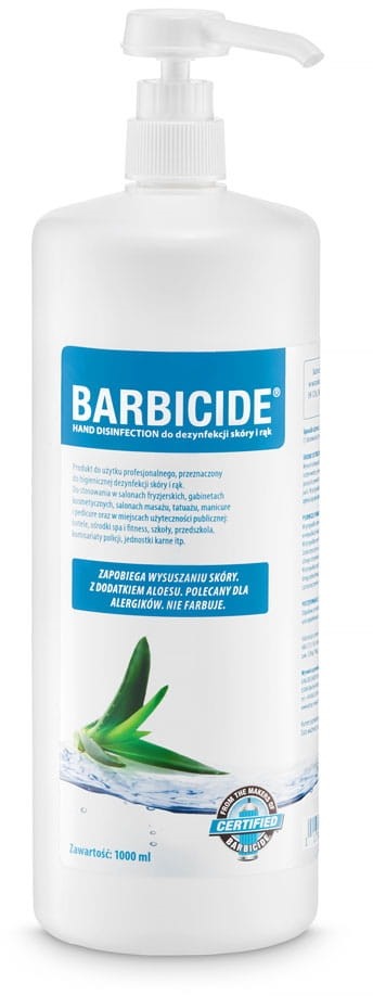 Barbicide Hand Disinfection Płyn do dezynfekcji skóry i rąk 61000 1000 ml HAND 1000