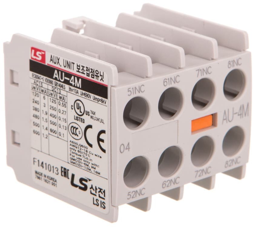 ANIRO LSIS Styki pomocnicze przednie 4r AU-4M 4b AU-4M 4b