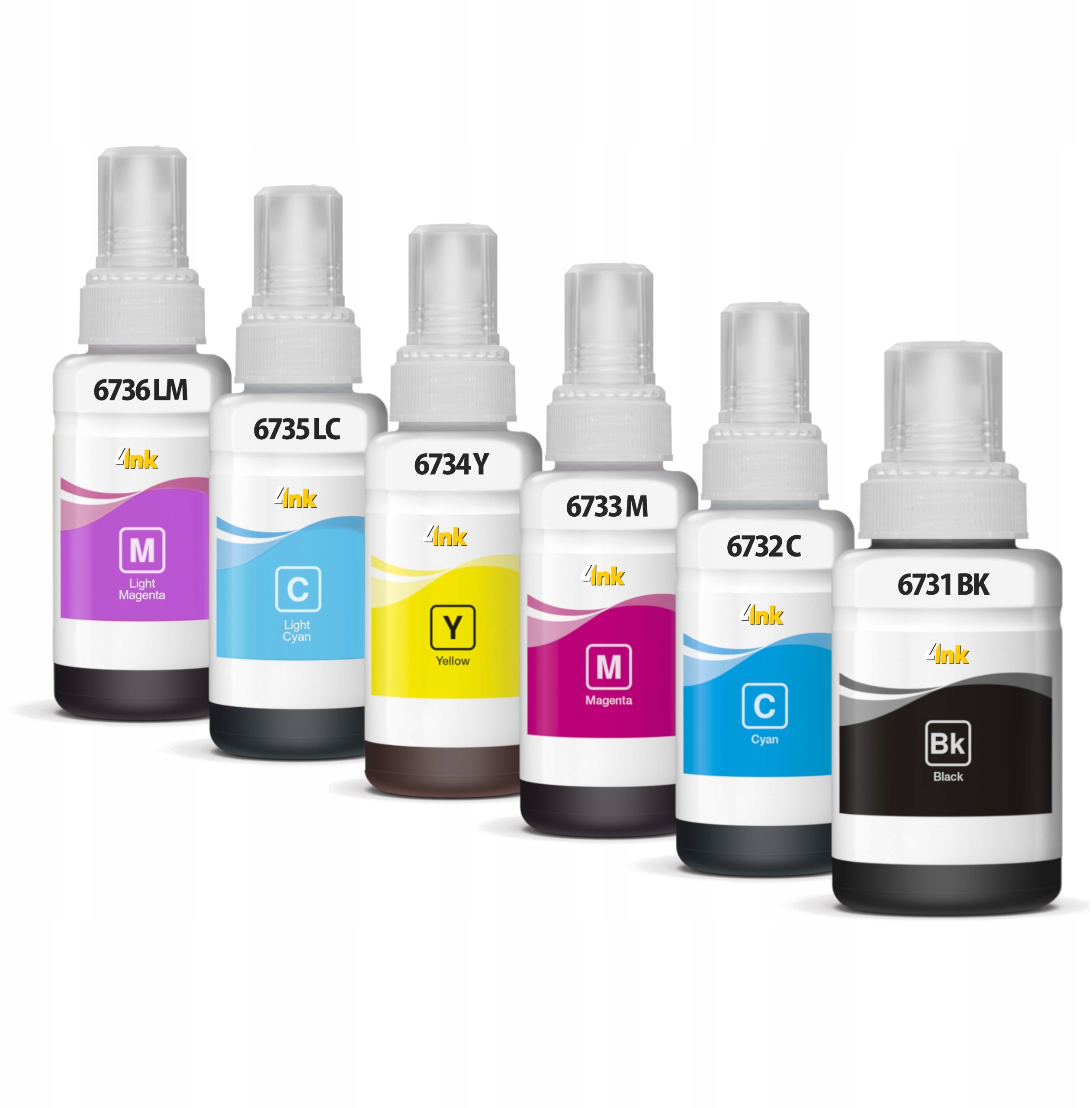 6x Tusz Do Drukarki Epson L810 L850 L1800 Its