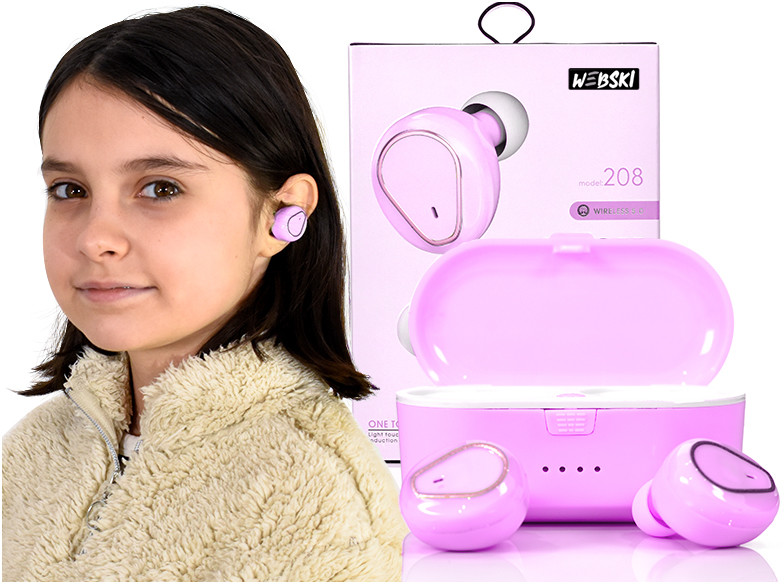 Dotykowe Słuchawki Bezprzewodowe Bluetooth+etui