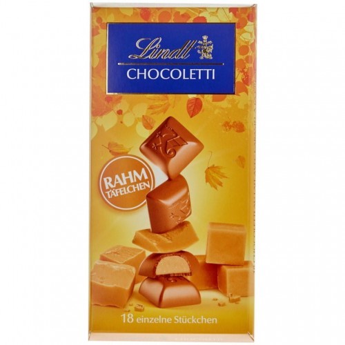 Lindt Czekolada CHOCOLETTI RAHMTAFELCHEN 100g 2BD2-77003