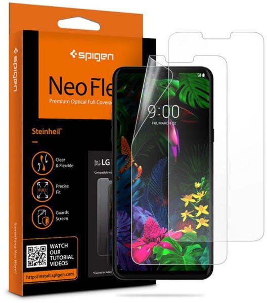 Spigen 2x Folia ochronna Sigen Neo Flex HD do LG G8 ThinQ Case Friendly A32FL26239