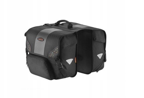 IBERA Torba rowerowa na bagażnik 2-komorowa 28L