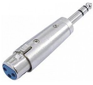 OMNITRONIC Adapter XLR socket/jack plug stereo 30226405