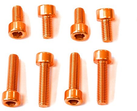 Pro-Bolt Pro-Bolt TMG001 aluminiowy zestaw śrub do pokrywy zbiornika, pomarańczowy 55168