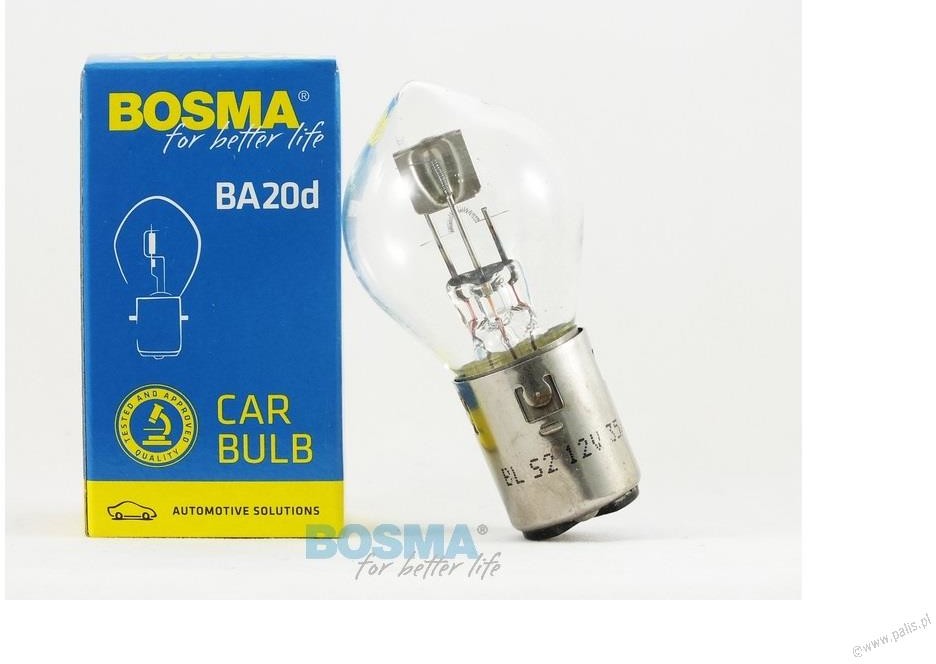 BOSMA 1185 ŻARÓWKA 12V 35/35W BA20D S2 1185