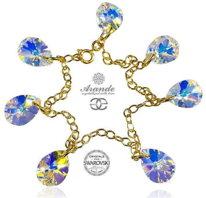Swarovski Arande Bransoletka AURORA GOLD ZŁOTE SREBRO 700429