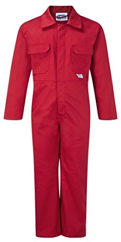 Castle Clothing Blau Castle 333 Tearaway kombinezon chłopięcy, czerwony 333/RD-34