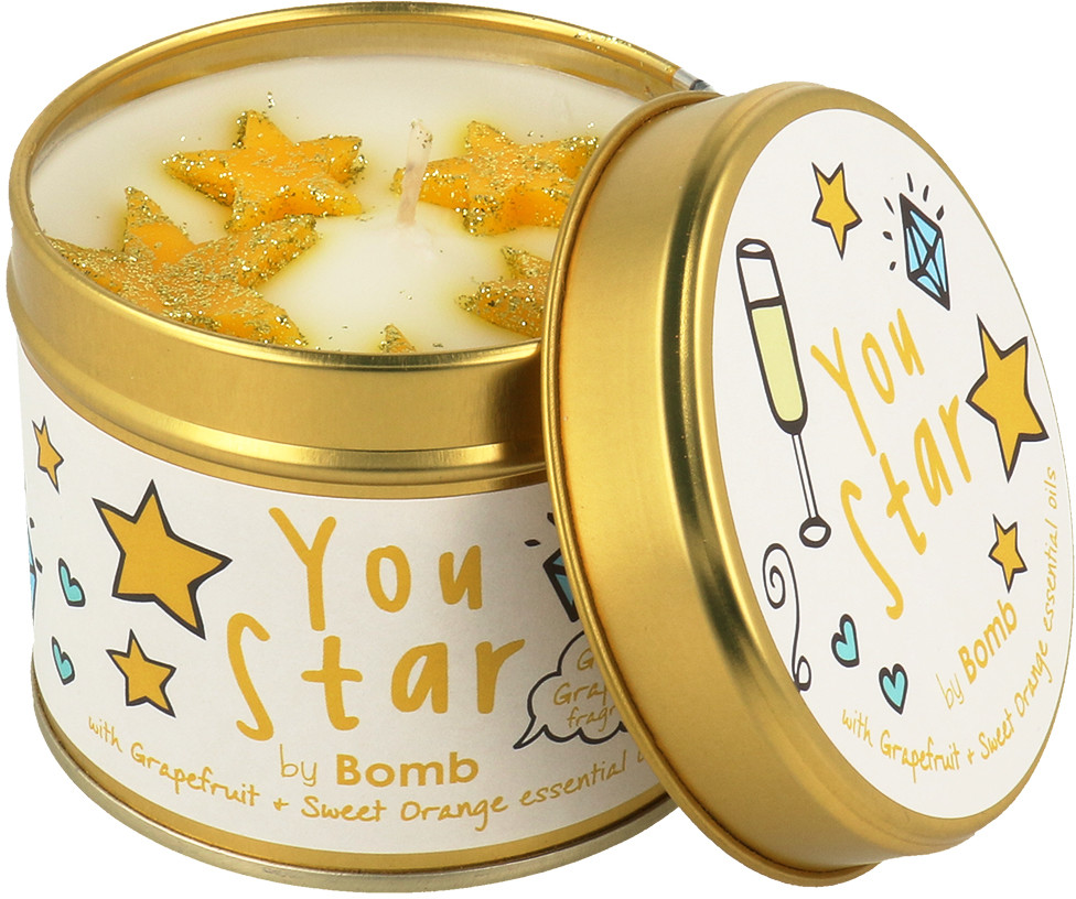 Bomb Cosmetics Ręcznie Wytwarzana Świeca Zapachowa W Puszce You Star