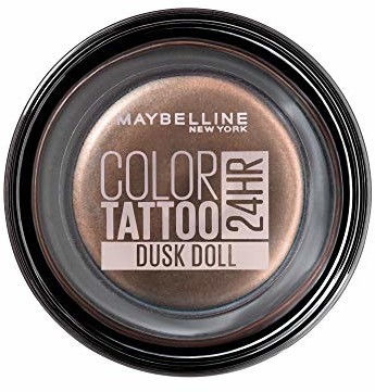 Maybelline New York Color Tattoo 24H żelowowo-kremowy cień do powiek, świetliste wykończenie, 240 Dusk Doll, 3,5 ml