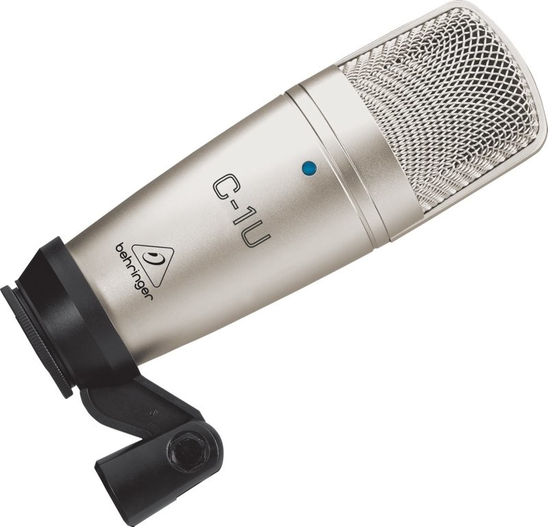 Behringer Mikrofon studyjny USB C-1U Komunikacja z klipsem z kablem 16590