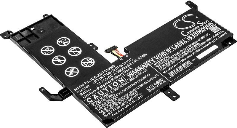 Cameron Sino Asus VivoBook Flip TP510 B31N1708 3ICP5/57/81) 3600mAh 41.47Wh Li-Polymer 11.52V