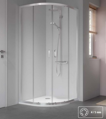 Kermi Stina Kabina ćwierćkolista ST R55 80 cm ST R55 08019 VPK