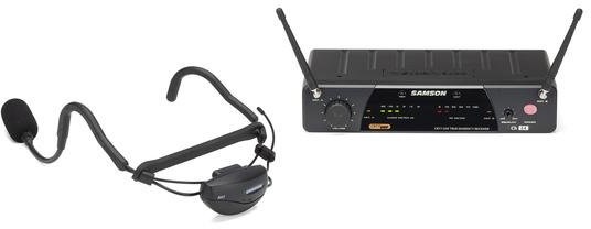Samson AL77/AH7 FITNESS - AIRLINE zestaw bezprzewodowy z mikrofonem nagłownym - 492,425Mhz