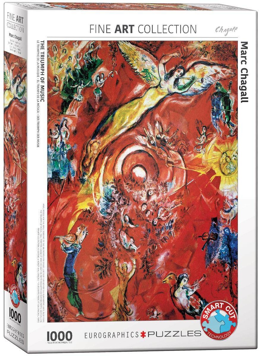 Eurographics Puzzle 1000 Triumph of Music by Chagall 6000-5418 -