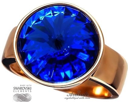 Swarovski Arande pierścionek SAPPHIRE RÓŻOWE ZŁOTO SREBRO 4311505146