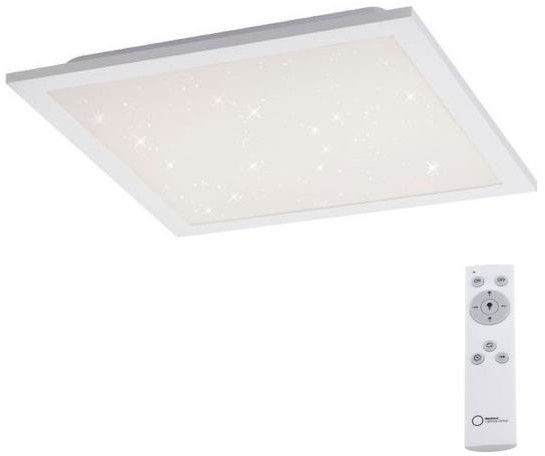 Leuchten Direkt 14760-16 - LED Ściemniana lampa STARRYFLAT LED/20W/230V + pilot