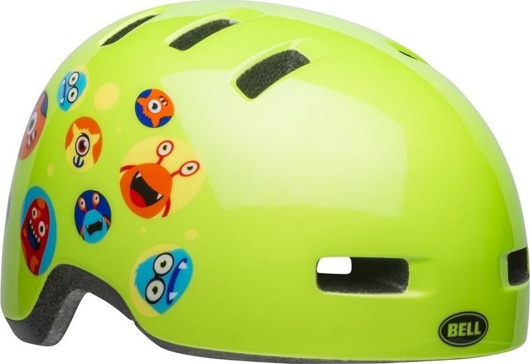 Bell Kask dziecięcy LIL RIPPER potworowy zielony połysk 48-52 cm 306046-uniw