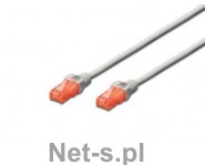 Digitus Kabel patch cord UTP CAT.6 szary 30m 15 LGW LSOH