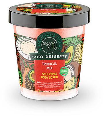 Organic Shop Body Desserts Tropical Mix Sculpting Body Scrub 450ml 40576-uniw