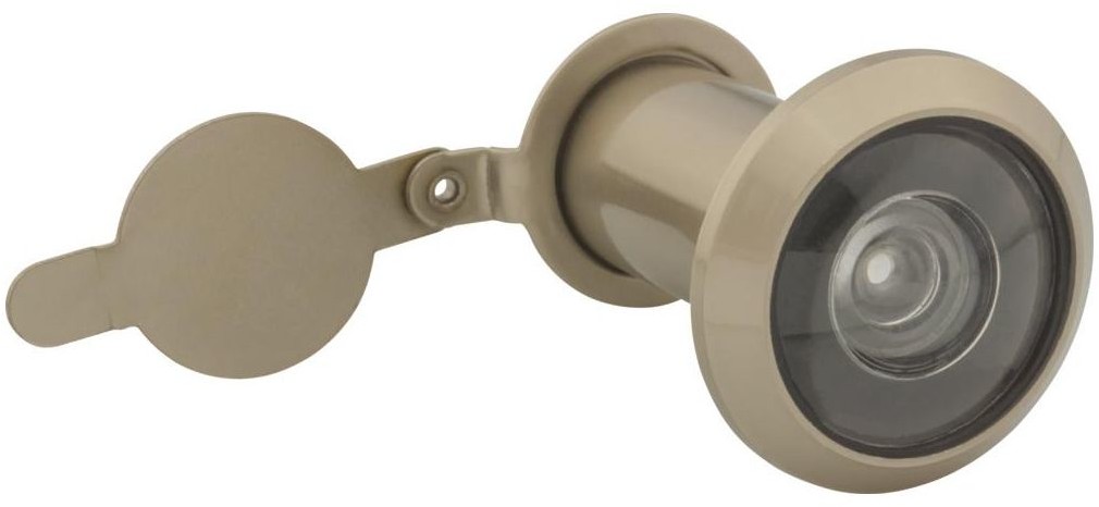 Wizjer do drzwi REGULOWANY 16 mm Nikiel satyna