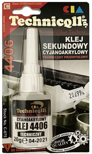 TECHNICQLL Klej sekundowy techniczny uniwersalny C-075 C-075