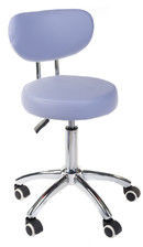 Beauty System Taboret kosmetyczny BT-229 niebieski