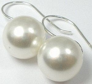 Swarovski Piękne kolczyki SREBRO Perły