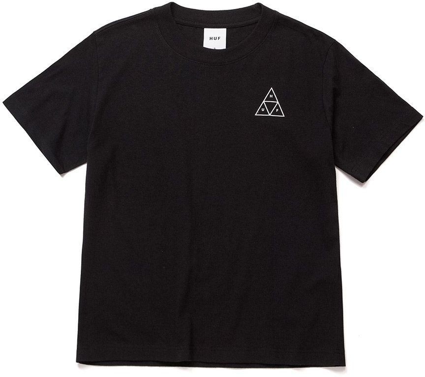 Triangle HUF t-shirt damski HUF TRIPLE RELAX TEE Black