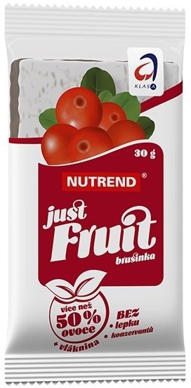 Nutrend Just fruit żurawina 30g