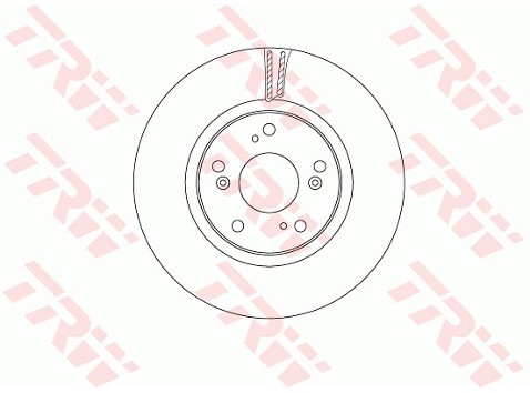 TRW Tarcza hamulcowa DF6689