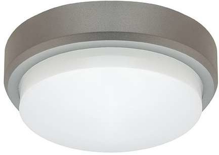 Ideus Plafon LAMPA sufitowa PABLO 03153 hermetyczna OPRAWA okrągła LED 12W do łazienki IP54 szara biała 03153