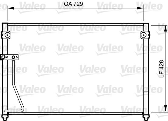 VALEO skraplacz 814261