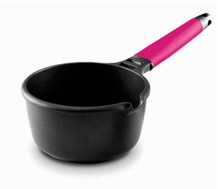 Fundix Indukcja fundix Wok ze stopu aluminium powłoka zapobiegająca przywieraniu, zdejmowany uchwyt, 16 cm, 1,25 L, magenta F14-IZ16